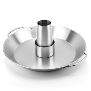 Parrilla de Carbón Portátil Multifuncional Desmontable de Acero Inoxidable de 12 Pulgadas, Resistente al Calor, Fácil de Limpiar, de Alta Calidad para Camping - Product Image 1