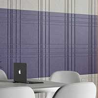 Panneau mural 3D violet moderne, panneau décoratif texturé, revêtement mural intérieur pour bureau, chambre à coucher