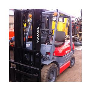 Mini máquina usada Japón <span class=keywords><strong>6fd30</strong></span> 3ton 4ton carretilla elevadora en Hefei con precio barato <span class=keywords><strong>Toyota</strong></span> Japón hizo 2 etapas mástil 3M automático - Product Image 1