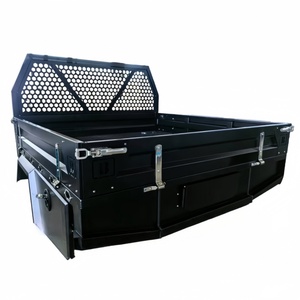 Plateau de camionnette TrailBlaze en aluminium - Personnalisé, noir, étanche, pour le rangement d'outils de voiture en extérieur - Product Image 1