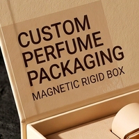 Boîte à parfum rigide de luxe sur mesure, style livre blanc magnétique, avec insert intégré pour présentation, pour emballage de parfum personnalisé