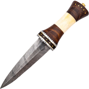 Couteau de chef professionnel en acier Damas de 8 pouces, manche G10, étui en cuir, revêtement antiadhésif, design de haute qualité, couteaux vikings - Product Image 1