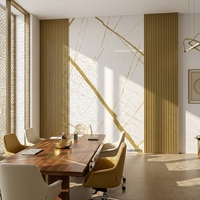 Panneau mural en PVC de luxe, feuille de marbre UV, panneau pour imprimante UV