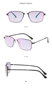 <span class=keywords><strong>Lunettes</strong></span> de lecture pour hommes, monture métallique, Anti-lumière bleue, vente en gros, <span class=keywords><strong>lunettes</strong></span> pour personnes âgées, <span class=keywords><strong>lunettes</strong></span> de lecture presbytes - Product Image 4