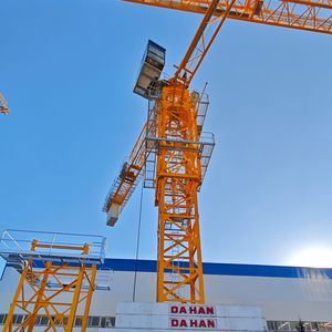 DAHAN QTZ500-8530 Flat Top Tower <span class=keywords><strong>Crane</strong></span> Kapasitas 25 Ton Tinggi Angkat Maksimum 350m Jangkauan 85m Mesin PLC Efisiensi Tinggi - Product Image 5