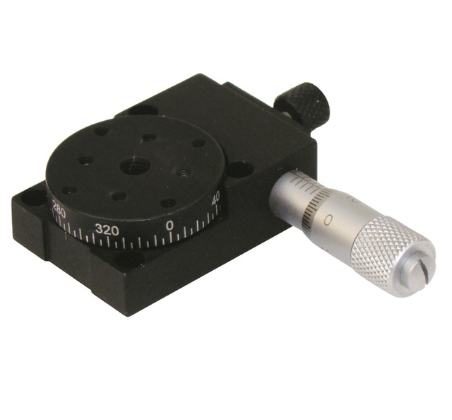 02RM025 Micrometer Drive Rotary Stage with 0.01mm Resolution and 360 Coarse Adjustment Range