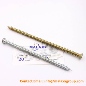 MALAXY acero al carbono Multi Fix T30 <span class=keywords><strong>7</strong></span> 5mm Torx cabeza plana puerta ventana Marco tornillo Torx Drive <span class=keywords><strong>7</strong></span>,5mm Hi Lo rosca tornillos de hormigón - Product Image 3