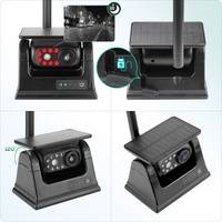 GreenYi – caméra de recul solaire à aimant, moniteur IPS de 7 pouces, Kit DVR sans fil, 1 Min, bricolage pour fourgonnettes, remorque, RV, camion, voiture
