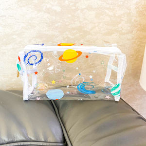 Oem-nuovissima moda trasparente custodia per il trucco borsa da toilette multiuso stampa da viaggio in pvc trasparente custodia per il trucco cosmetico - Product Image 6