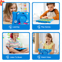 Tablette PC pour enfants Android 14, 6 Go de RAM, 32 Go de stockage, Wi-Fi, écran HD 1280*800, tablette éducative et de jeu pour enfants de 3 à 12 ans