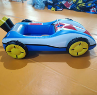 Bateau gonflable pour enfants, radeau de natation, jouet pistolet à eau, kart aquatique pulvérisateur d'eau pour jeux extérieurs, bouée de piscine en PVC