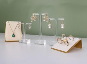 Soporte de exhibición de pendientes en forma de T transparente de acrílico, accesorios de fotografía para mostrador de joyería, soporte para pendientes - Product Image 3
