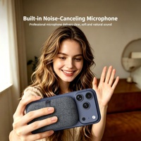 Mini haut-parleur magnétique portable sans fil, audio bidirectionnel, support de téléphone en plastique, stéréo TWS pour 6.0 600mAh