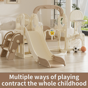 Trẻ Em Trượt Sân Chơi Trong Nhà Thiết Bị Trẻ Em Trượt Đồ Chơi Toddler HDPE Nhựa 5 Trong 1 Bé Đu Và <span class=keywords><strong>Slide</strong></span> Cho Trẻ Em - Product Image 5