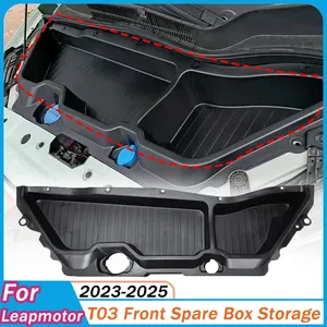 Boîte de rangement pour habitacle de voiture pour Leapmotor T03 2023 2024 2025, boîte de rangement étanche en ABS, boîte de rangement avant, accessoires, kit carrosserie, pièces automobiles - Product Image 1