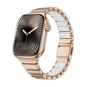 Correas de Reloj Magnéticas Metálicas Hermosas y Resistentes al Sudor, Compatibles con <span class=keywords><strong>Apple</strong></span> <span class=keywords><strong>Watch</strong></span> Serie <span class=keywords><strong>8</strong></span> de 45 mm, Ideales para Bodas - Product Image 6