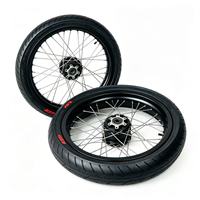 Kit de roues Supermoto CNC 17 pouces pour Surron Light Bee X Talaria MX3 MX4 X3, 70/90-17 90/80-17, avant et arrière, pour moto électrique tout-terrain