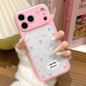 Coque de téléphone 2-en-1 avec petit nœud floral pour iPhone 17 Pro, coque antichoc pour Apple 16 et 15 - Product Image 2