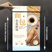 Cadre de boîte à lumière publicitaire en aluminium à fixation murale YIJIAO, affiches magnétiques, boîte à lumière LED ultra-mince rétroéclairée pour l'affichage d'affiches de films