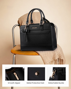 Borsa tote di lusso in similpelle LOVEVOOK da donna, borsa a tracolla alla moda, borsa da donna per shopping, viaggi e lavoro. - Product Image 6