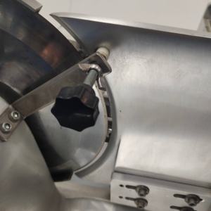 מכונת חיתוך בשר קפוא שולחנית מדגם Ruicheng New-type Safety 220V עם להב מסגסוגת פלדה, להב נשלף ועובי חיתוך מתכוונן - Product Image 2