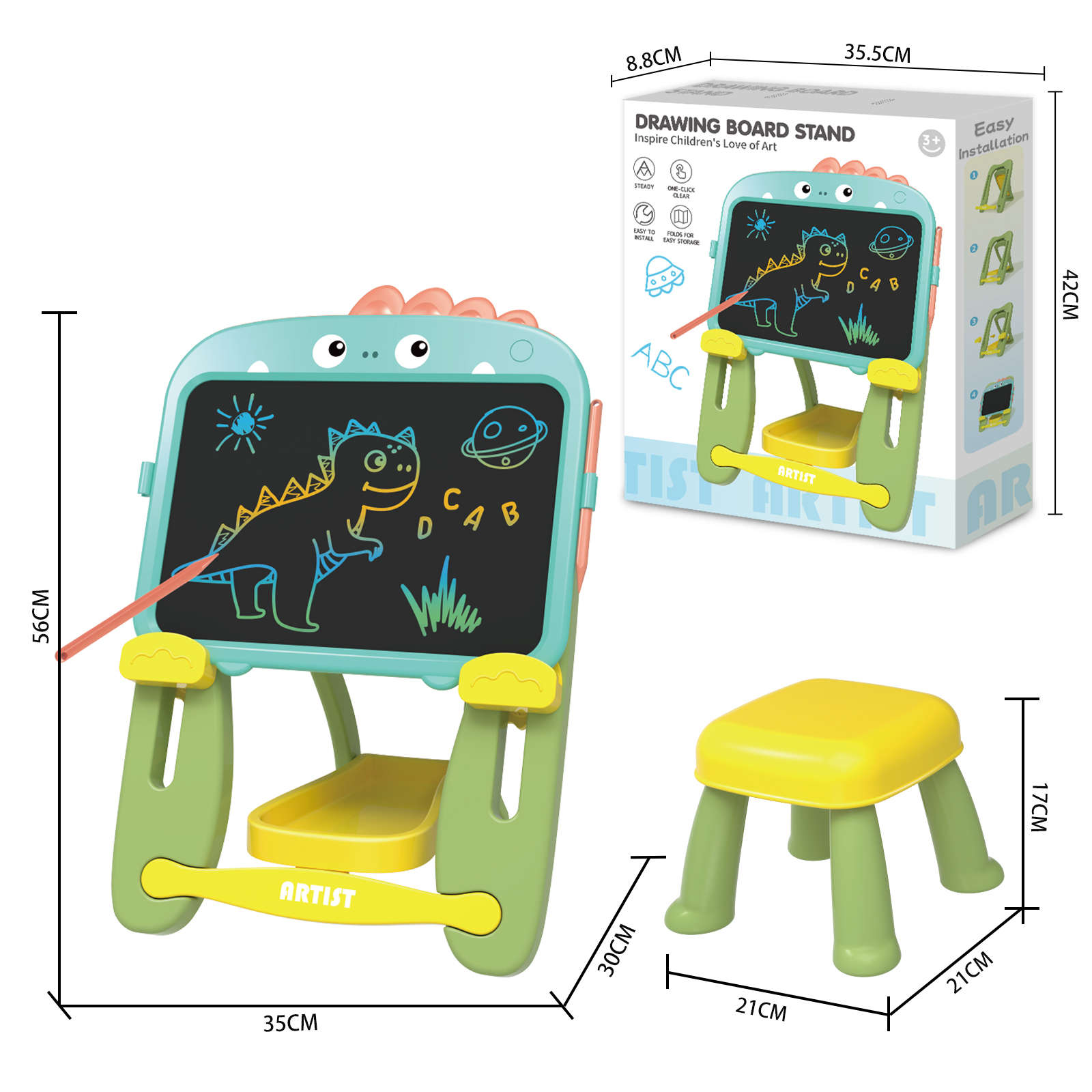 easel stand for toddler for painting
