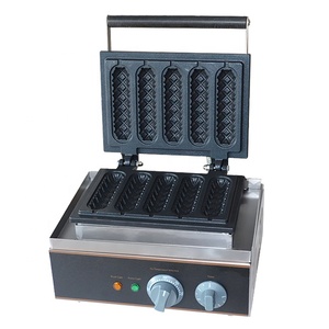 Máquina para Hacer Waffles y Hot Dogs Eléctrica en Oferta, Uso Comercial, Acero Inoxidable, 220v - Product Image 2