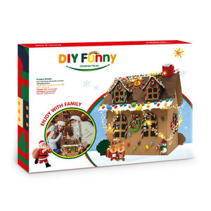 Juguetes Creativos de La Ciudadela Victoria, Modelo 3D, Casas de Navidad de Papel, Juguete con Caja de Regalo - Product Image 5