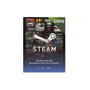 High Quality Customized Codes PVC Gift Card Steam 100$ For US Region Buyer - Product Image 3