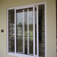 Energie sparendes UPVC-Schiebefenster und Tür/96x80 Glass chiebe fenster
