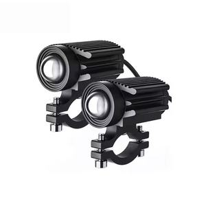 ไฟสปอร์ตไลท์มอเตอร์ไซค์ S1 15W ขนาด 2 นิ้ว โปรเจคเตอร์เลนส์ LED ไฟหน้าแบบเปลี่ยนได้ สีขาว/เหลือง ไฟสูง/ต่ำ ไฟตัดหมอก รับประกัน 2 ปี - Product Image 1