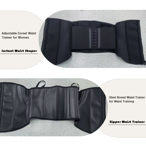 Damen Sanduhr-Korsett zur Bauchkontrolle, schlankmachender Gürtel, Sportkorsett mit 9 Stützstäben, doppelte Kompression, Taillentrainer für Frauen - Product Image 5