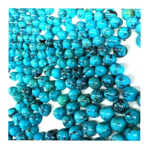 <strong>Natural</strong> Turquoise Bullet Beads -2mm 3mm 4mm 5mm 6mm Bullet Smooth Cabochon Elegant Quality Turquoise <strong>Loose</strong> Gemstone for Jewelry - Product Image 2