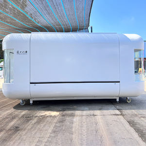 Capsula personalizzata Mobile Multi funzionale carretto caffè latte tè gelato acqua Bar vendita Snack Mobile stallo - Product Image 2