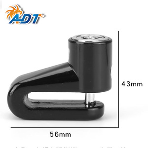 Câble de rappel de verrouillage de roue en acier allié ADT pour vélo de ville, mini-câble de sécurité pour vélo - Product Image 1