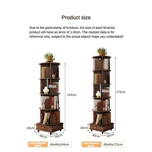 Nouveau style de meubles de bureau à domicile prix de gros <span class=keywords><strong>bibliothèque</strong></span> d'angle personnalisée avec tiroir de rangement noyer <span class=keywords><strong>bibliothèque</strong></span> moderne bois - Product Image 6