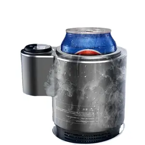 Inteligente 2 Em 1 Aquecimento Do Carro Copo de Refrigeração para O Café Miik Bebidas Warmer Cooler Holder Viagem Mini Frigorífico