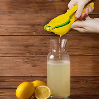 Presse-agrumes manuel portable 2 en 1 pour la cuisine, presse-citron, presse-agrumes, extrait de jus