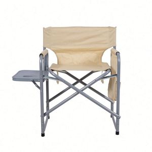 <b>Folding</b> Camping Director Chair with Side <b>Table</b> & Storage Pockets, Portable Heavy Duty Outdoor Chair <b>for</b> Camping Picnic Fishing - Product Image 2