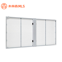 MLS MULINSEN şeffaf led ekran sıcak satış kapalı p3.91 perde pencere camı duvar tv led paneller örgü ekran