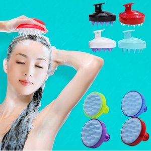 Cepillo Masajeador de Cuero Cabelludo de Silicona Suave para Salón de Barbería y Peluquería, Marca Privada - Product Image 3