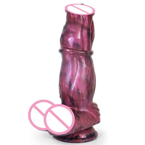Nouveau grand gode à nœud pour chien avec ventouses puissantes, gode de monstre crépu fantastique, pénis en Silicone liquide, jouets sexuels érotiques - Product Image 4