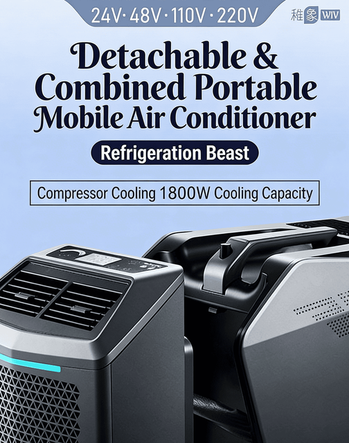 Split-type Portable Air Conditioner 24V/48V