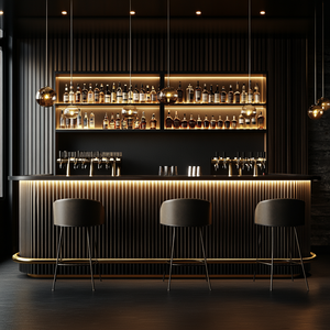 Mostrador de barra de cafetería de estilo moderno, vitrina de tienda de postres de pastel de pan, esquina de escritorio frontal de comedor - Product Image 3