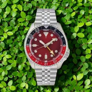 Relojes de Lujo Seiko NH34 de 40 mm, Acero Inoxidable, Movimiento Automático Mecánico GMT, Luminoso, Sumergible, Correa de 20 mm - Product Image 2