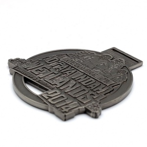 Médaille en velours vert et or, <span class=keywords><strong>lot</strong></span> de 10 pièces, artisanat de moulage par Compression, bon marché - Product Image 1