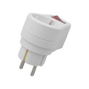 E-SUN excellente qualité 16A 250V avec interrupteur adaptateur allemand Standard adaptateur secteur convertisseur Eu adaptateur électrique sortie - Product Image 4