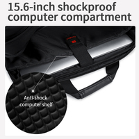 CoolBELL Factory Custom Laptop Briefcase Daily Use Large Capacity Business Men Waterproof Easy Carry Shoulder 15 Inch Laptop Bag
