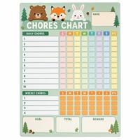 Tableau de tâches magnétique personnalisé pour enfants, ensemble de magnets réutilisables pour récompenses comportementales avec autocollants de tâches et suivi quotidien
