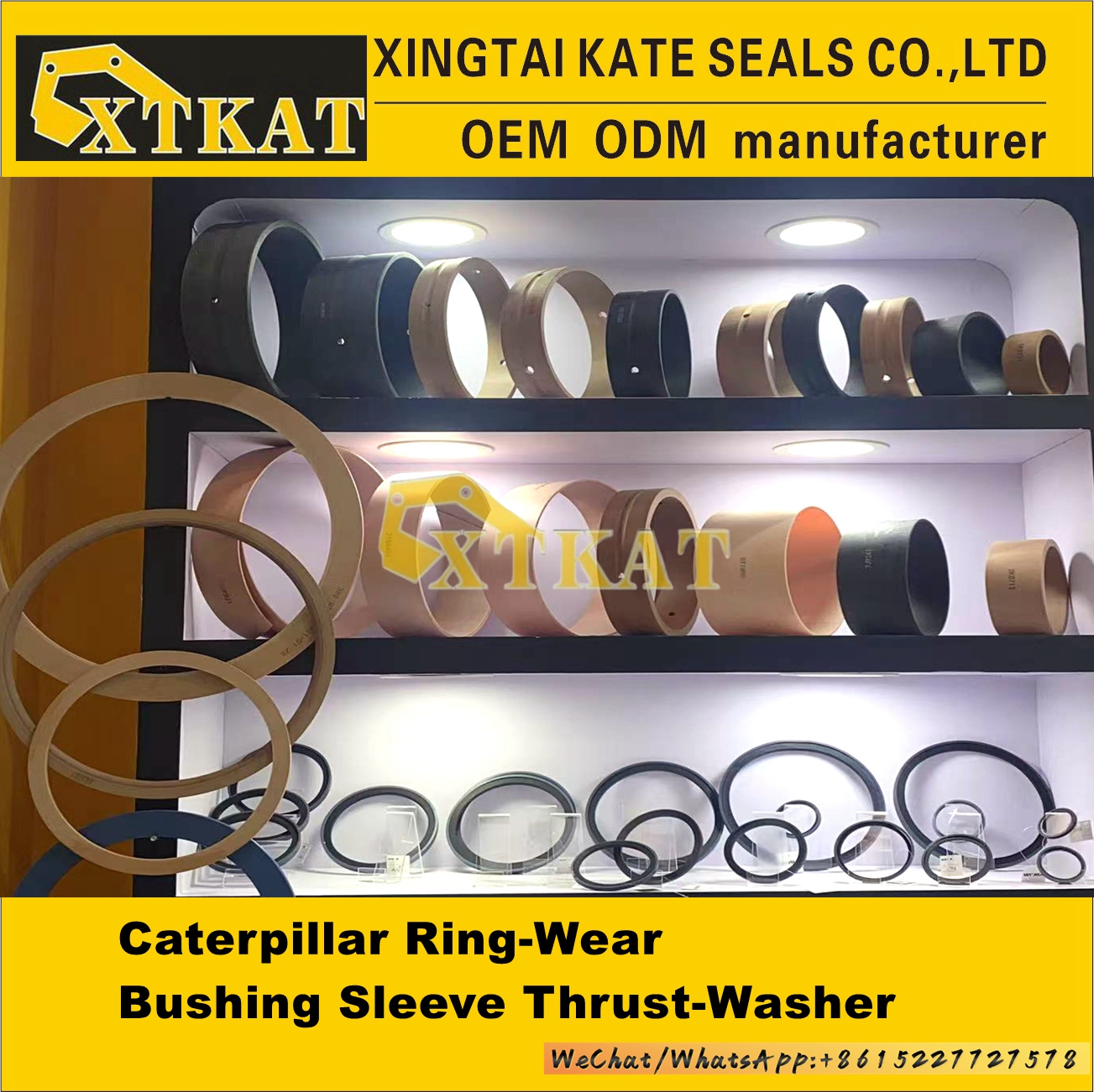 XTKAT Wear Ring 5T7133 - High Quality for CAT Excavators